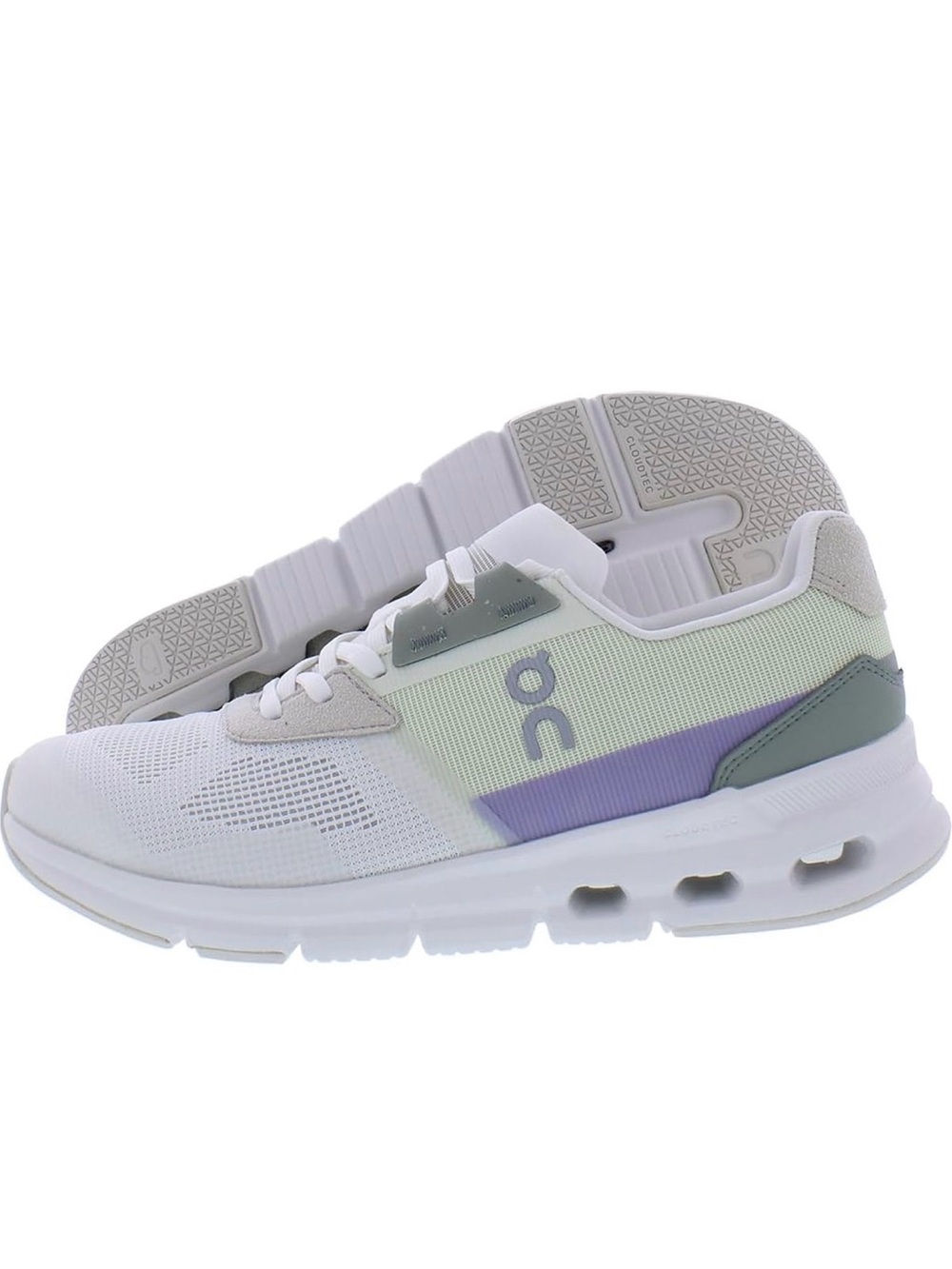 On Cloudrift Womens Shoes Size 9.5, Color: Undyed White/Wisteria size 6.